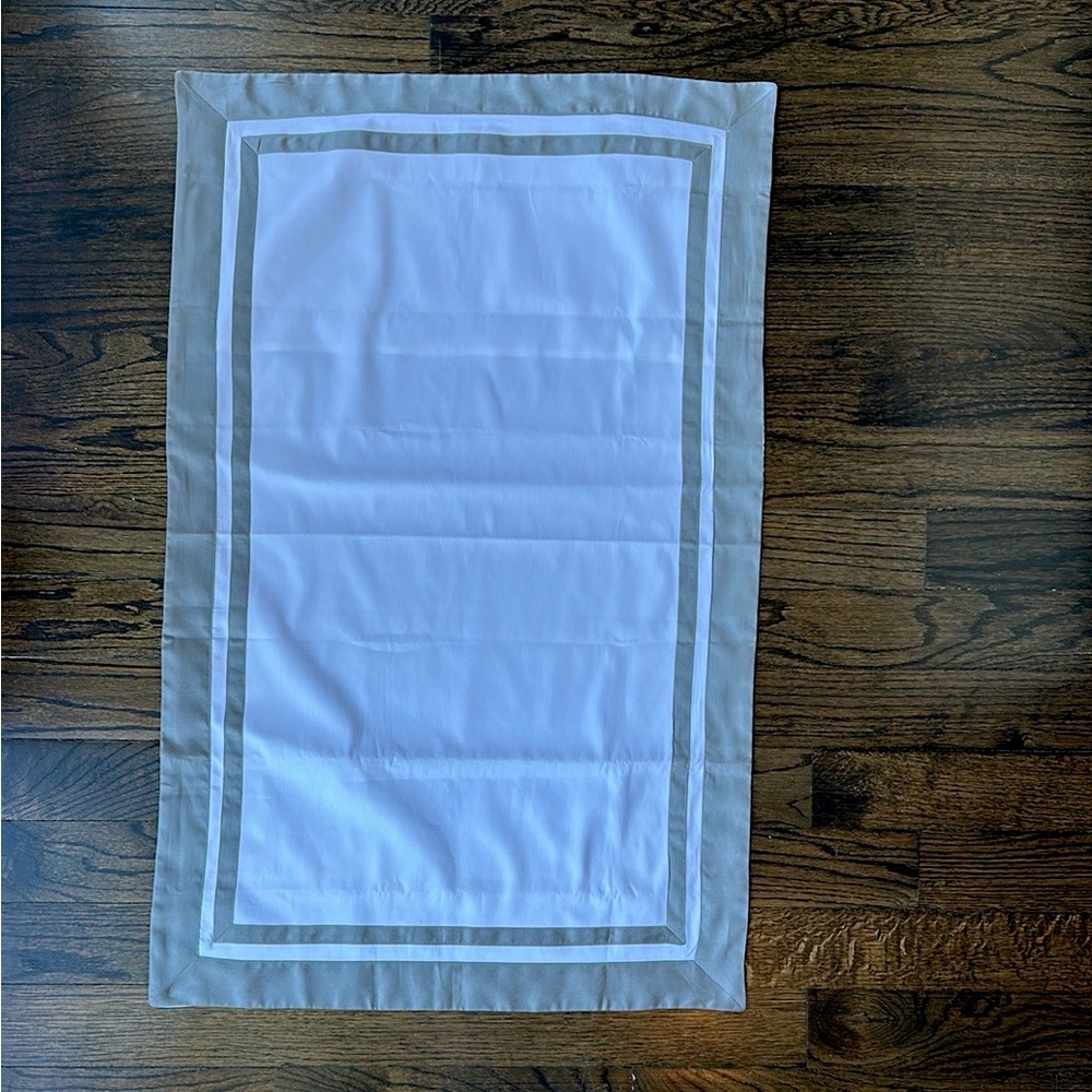Restiration Hardware.Italian Double Border Sateen Sham.